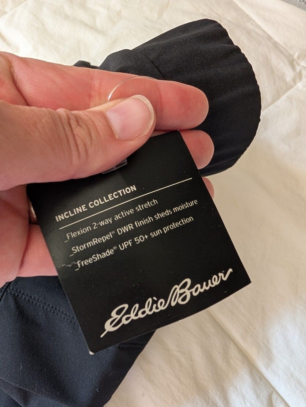 Eddie Bauer NWT Incline Utility Shorts Black Womens 10 Hiking Outdoor Gorpcore - Picture 7 of 7